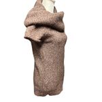 BCBGMAXAZRIA Y2k  cowl neck short sleeve long wool blend sweater size medium Photo 3