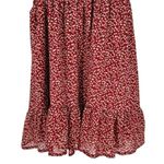 Princess Polly  The Bonnie Mini Dress in Maroon sz 4 Adjustable Tie Strap Floral Photo 8