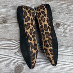 Old Navy Navy Pointy Faux- Suede Animal Print Flats Sz 7 Photo 7