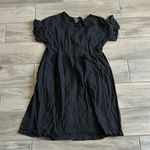 Time & Tru  black dress with ruffle sleeves Photo 0