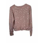Worth Sweater Cardigan shell cami beaded Flower top fine knit Size‎ S Pink Photo 2