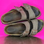 Birkenstock Arizona Brown Birko-Flor Two Strap Slip-On Sandal Sz 39 Photo 6