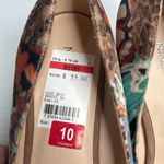 Nine West Butterfly Moth Print Margot Pump Heels New with Tag S-344 Sz 10 Photo 4