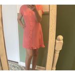 Loft  Datlet Pink Button Down Short Sleeve Women’s Dress-Shirt Size 4P Photo 1