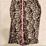 ZARA Basic Evening Leopard Print Top Black Cream Size Small Photo 4