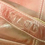 Staud Oversized Belt Bag in Leather Leather Gold Zipper Mini Pouch NEW Red Photo 5