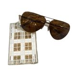 joe's jeans Gold Metal Frame Aviator Sunglasses Women Photo 2