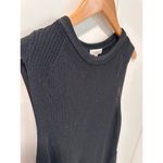 Wilfred Knit black Tank Tunic Top Size Small Sweater Knit Minimalist Style Photo 9