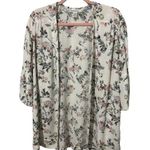 Motherhood 4/$25 BUNDLE DEAL OPEN FRONT KOMONO FLOWY BIRDS & ROSES PRINT BELL Photo 0