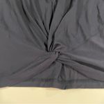 Athleta Essence Twist Top Women M Navy Blue Activewear Sporty Cropped Photo 3