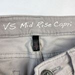 Victoria's Secret VS Mid Rise Capri Stone Gray Skinny Corduroy Pant Size 0 Y2K Photo 3