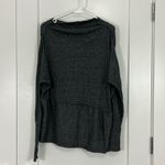 We The Free Free People  XS Gray Cowl Boat Neck Long Sleeve Sweater Photo 3
