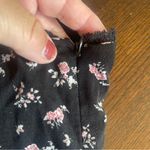 All in Favor  Black Floral Mini Dress Photo 4