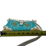 COWGIRL TRENDY teal leather crossbody bag Photo 6