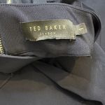 Ted Baker  Navy Blue Torriya Ruffle Accent Mock Neck Shift Short Dress Size 1‎ Photo 8