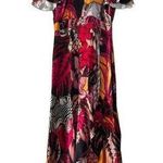 Just Cavalli Cape Sleeve Keyhole Dress Size 44IT Medium Photo 0