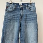 Hudson Rosalie SPL Wide Leg Jeans sz 27 Distressed Denim Minimalist Preppy Blue Photo 1