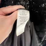 Eliza J Black 3D Floral Sequin Cocktail Dress Black Halter neck Sz 14 Photo 8