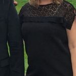 Sugar Lips  Black Lace Dress Medium mini ruffle vintage Y2K LBD sexy cute flirty Photo 1