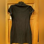 Reformation Nadia Knit Mini T Shirt Dress Black Size small Photo 5