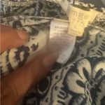 Umgee  Dress Women's Large Cream Black Floral Paisley Print Bell Sleeves Photo 5