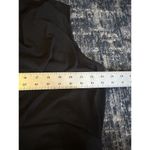 Chico's Travelers Jumpsuit Tie Waist Wide Cropped Leg Size 20/22 Black Slinky NEW Photo 7