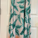 Forever 21  Tropical Palm‎ Leaf Print Maxi Dress Sleeveless Summer Photo 0