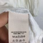 Free People  Drift Away White Cold Shoulder Balloon Sleeves Tunic Dress Medium Photo 6