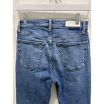 RE/DONE High-Rise Stovepipe Jeans with Raw-Edge Hem Sz 28 Photo 8