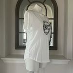 Michael Kors Printed Charm-Logo T-Shirt Logo Tee in White, Size S New w/Tag Photo 7