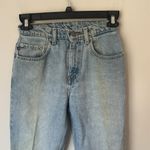 Ralph Lauren Vintage 90s High Rise Distressed Tapered Leg Denim Jeans Size 6 + Photo 3