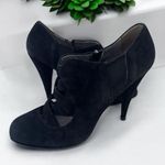 Miu Miu Black Suede Booties Heels Size 39.5/9.5 Photo 0