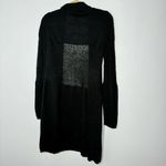 Italca of Italy black wool blend cardigan size small Photo 5