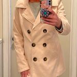 Me Jane Pretty in Pink Sassy & Classy Double Button Pea Coat Medium Photo 1