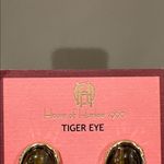 House of Harlow 1960 | Tiger Eye Drop Earrings Gold Photo 1