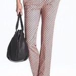 J.Crew Caffé Capri, red floral pants Photo 0