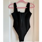 SKIMS Rubbersized Scuba Swim Scoop Neck Onepiece in Onyx, Size Small Photo 1