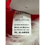 Seductive Wear by Cinema Etoile Red White Fur Trim Babydoll Teddy Lingerie XL Photo 5