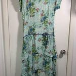 Nataya, vintage, Floral Blue 1920’s inspired speak easy midi/maxi Dress S Photo 0