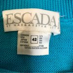 Vintage Escada Sweater Embroidered Car and Sequined Paw Prints, Sz 42 US L Photo 9