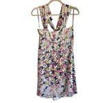 Ted Baker  Y2K Novelty Butterfly Print Satin Halter Mini Dress - size 2 (US 6) Photo 2