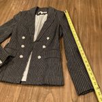 Veronica Beard  Pinstripe Beacon Dickey Jacket linen cotton blazer size 0 Photo 14