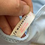 Free People Tank Top racerback ruched crop womens Light Blue (small) athleisure Photo 1