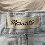 Madewell Tie Dye Rigid Denim A-Line Mini Skirt Photo 7