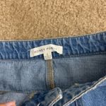 Honey Punch  panel distressed raw hem denim skirt Photo 1