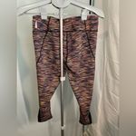 Zella Yoga capris bright graphic multicolor space dye print MEDIUM Photo 3