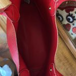 Mark Graham pebbled, leather laser cut C tote bag Red Photo 4