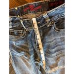 Rock & Roll Cowgirl Jeans Women 28x32 Rhinestones Y2K Thick Stitch Western Photo 5