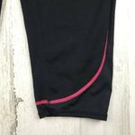 Hylete Black Womens Cropped Pull on Workout leggings Capri Size Large EUC Photo 3