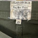DYLAN GEORGE Olive Green Mary Skinny Cargo Jeans Size 29 Photo 5